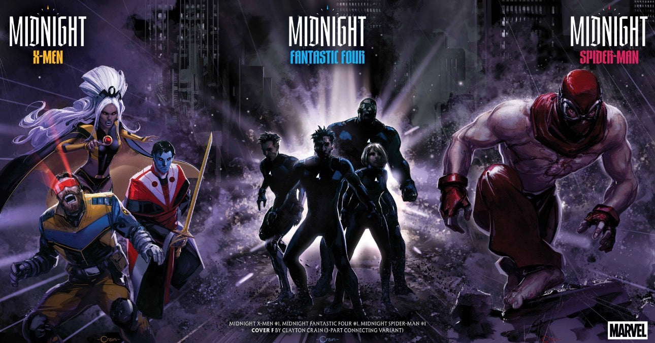 Midnight Marvel Clayton Crain Connecting Cover Bundle [3 Books]