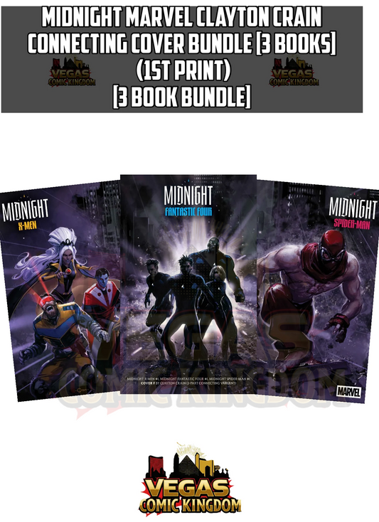 Midnight Marvel Clayton Crain Connecting Cover Bundle [3 Books]
