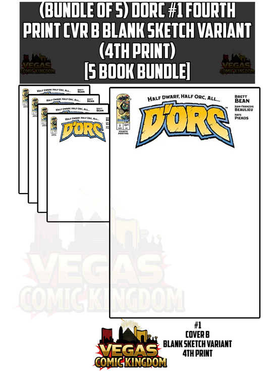 DORC #1 Fourth Print CVR B Blank Sketch Variant (4th Print) [5 Book Bundle]