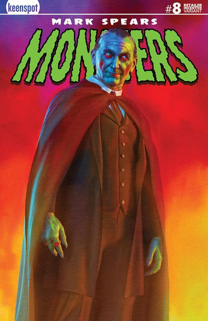 Mark Spears Monsters #8 All Retailer Incentive Variant Bundle - Complete Set of B,C,D Retailer Incentive Covers (Lot of 3 Books)