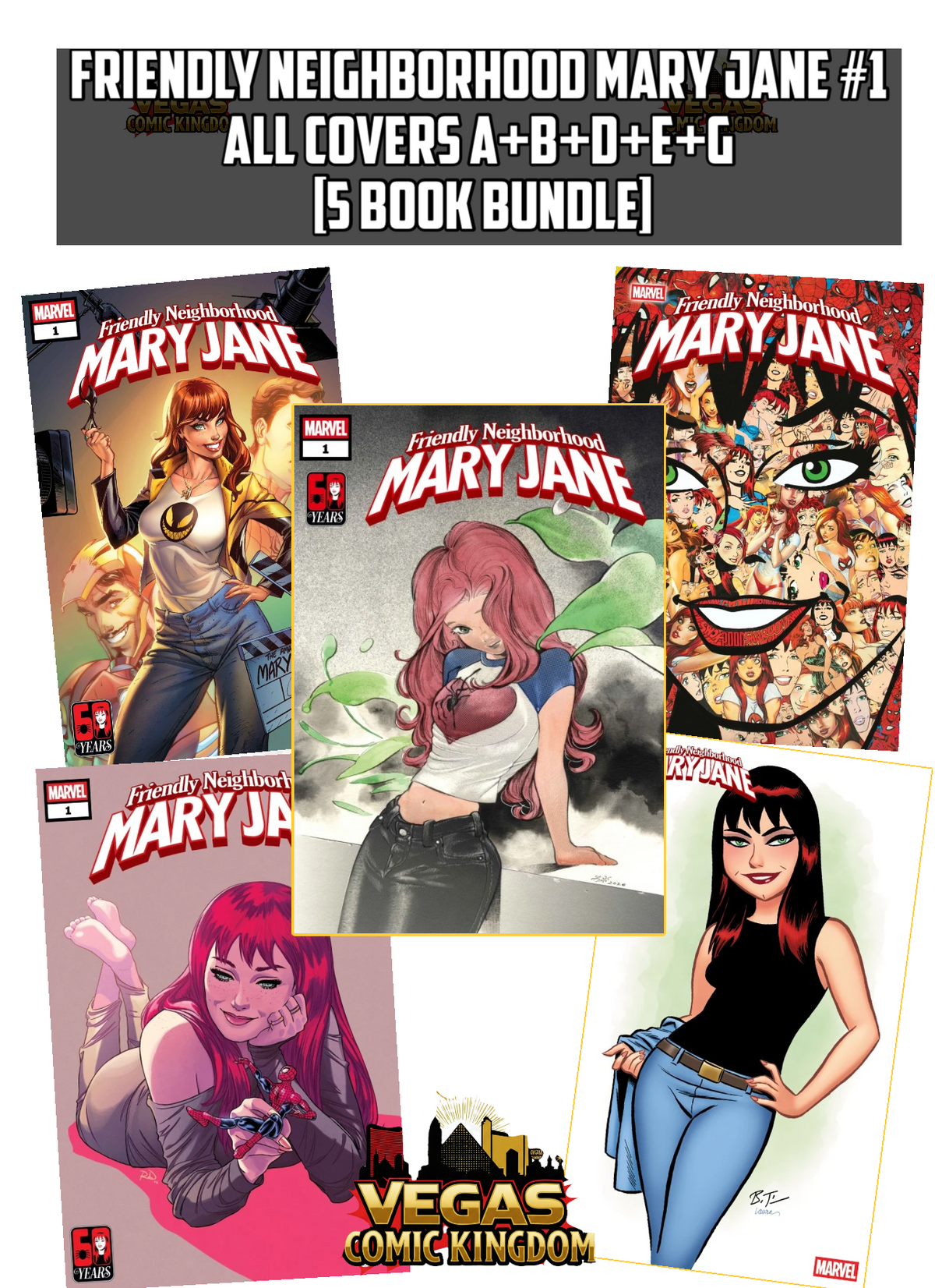 Friendly Neighborhood Mary Jane #1 & Variants (1st Print) Marvel Comics 2026