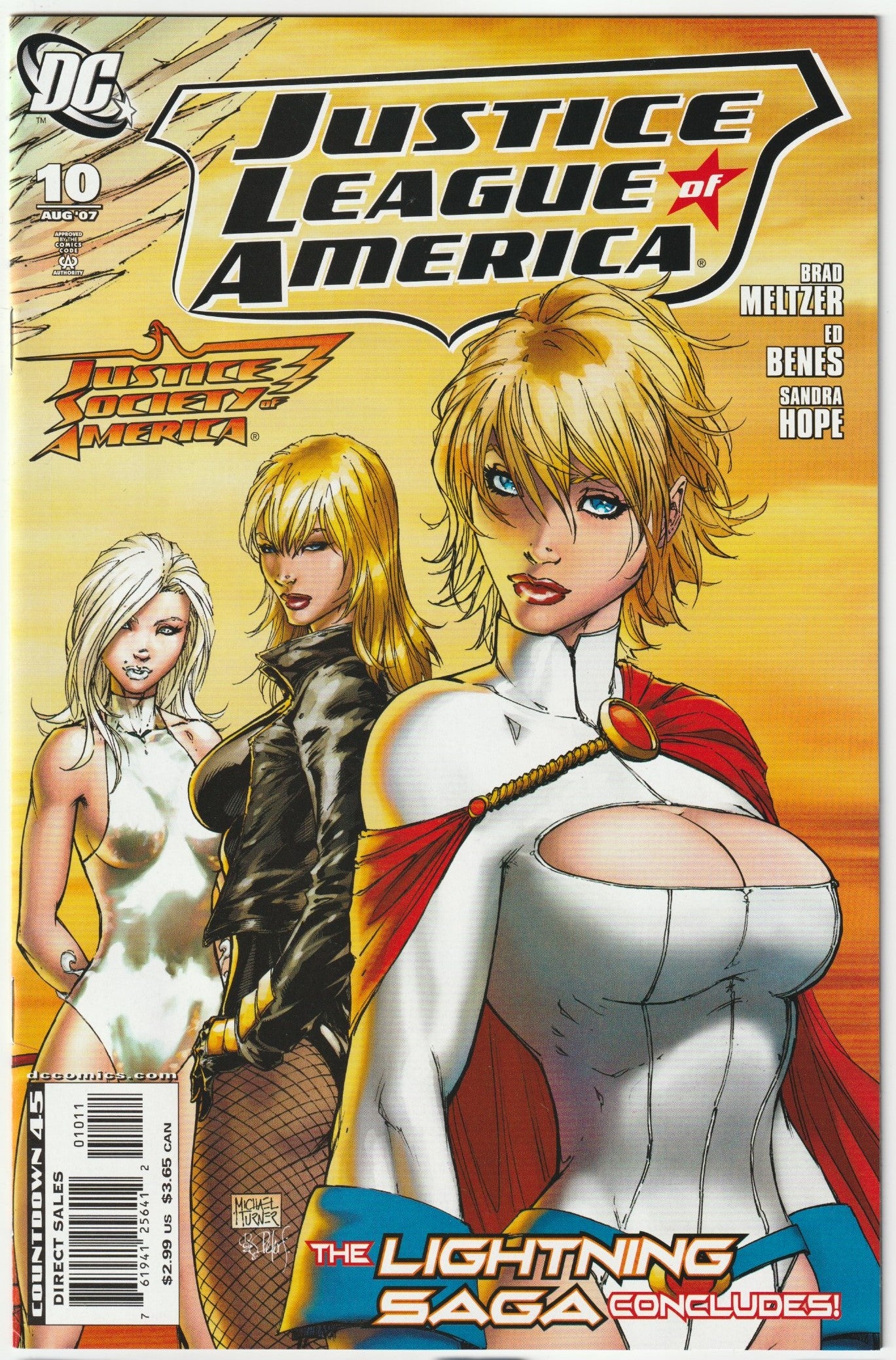 Own a milestone in DC’s modern saga with Justice League of America (2006) #10, a collector’s prize packed with investment potential! Released in June 2007, this landmark issue wraps up Brad Meltzer’s legendary opening tenure on the JLA, delivering a climactic showdown as Superman, Batman, and Wonder Woman guide their new League to victory. Featuring Ed Benes’ breathtaking artwork and Meltzer’s signature storytelling, JLA #10 is a fan-favorite finale that doubles as a key chapter in the 2006 relaunch, making