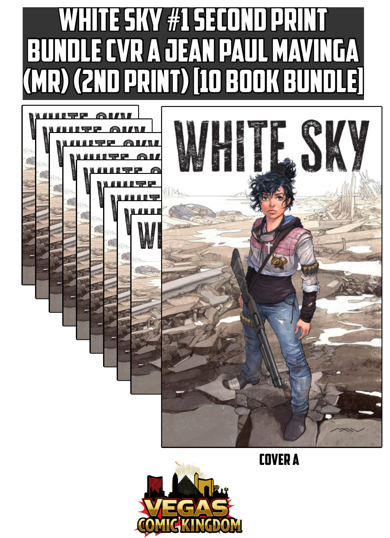 WHITE SKY #1 Second Print Bundle CVR A JEAN PAUL MAVINGA (MR) (2nd Print) [10 Book Bundle]