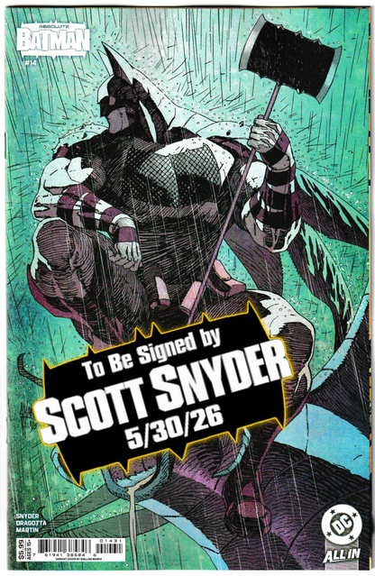ABSOLUTE BATMAN #14 (1st Print & More) [SIGNED BY SCOTT SNYDER & NICK DRAGOTTA]
