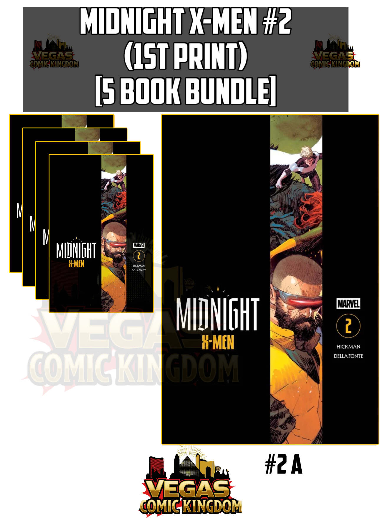 Midnight X-Men #2 (1st Print) [5 Book Bundle]