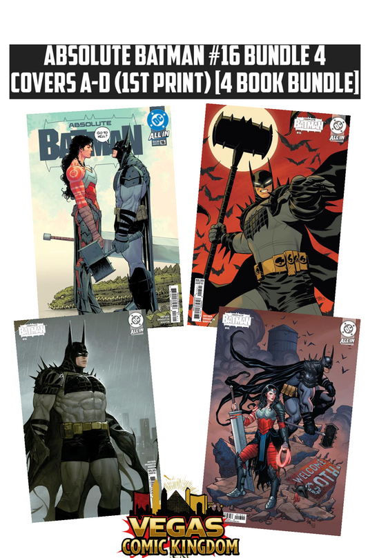 ABSOLUTE BATMAN #16 Bundle 4 Covers A-D (1st Print) [4 Book Bundle]
