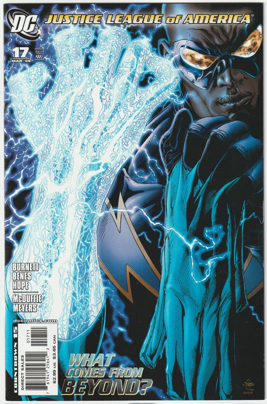 Unleash the power of a modern DC standout with Justice League of America (2006) #17, a collector’s prize brimming with investment allure! Released in January 2008, this thrilling issue from Dwayne McDuffie’s stellar JLA run sees Superman, Batman, and Wonder Woman leading their team into a deepening mystery, as new threats test the League’s unity. With Ed Benes’ electrifying artwork and McDuffie’s razor-sharp storytelling, JLA #17 builds on the 2006 relaunch’s momentum, delivering a chapter that captivates f