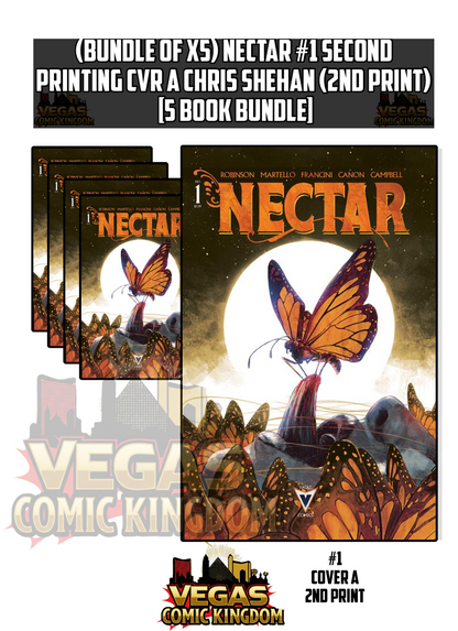 NECTAR #1 Second Printing CVR A CHRIS SHEHAN (2nd Print) [5 Book Bundle]