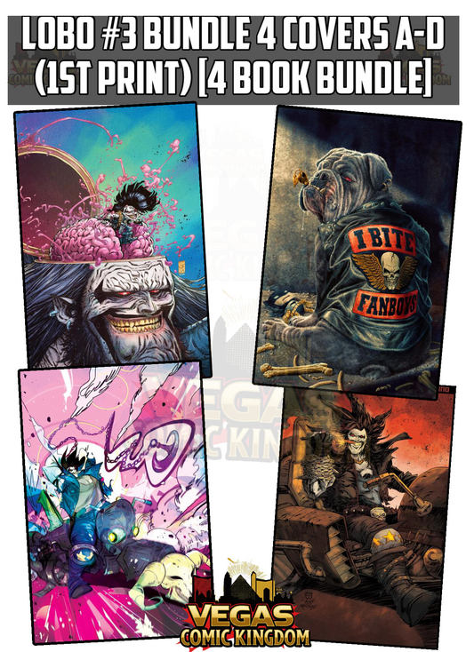 LOBO #3 Bundle 4 Covers A-D (1st Print) [4 Book Bundle]