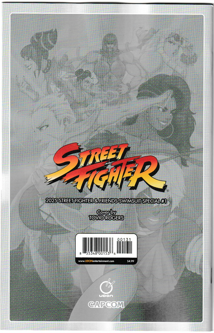 2025 Street Fighter & Friends Swimsuit Special #1 Cover C Tovio Rogers Cover