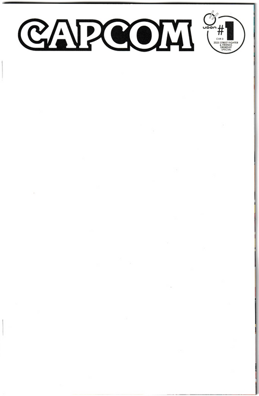 2025 Street Fighter & Friends Swimsuit Special #1 Cover D Blank Sketch Cover