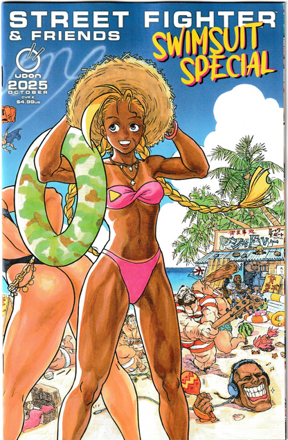 2025 Street Fighter & Friends Swimsuit Special #1 Cover E INC 1:5 Kinu Nishimura