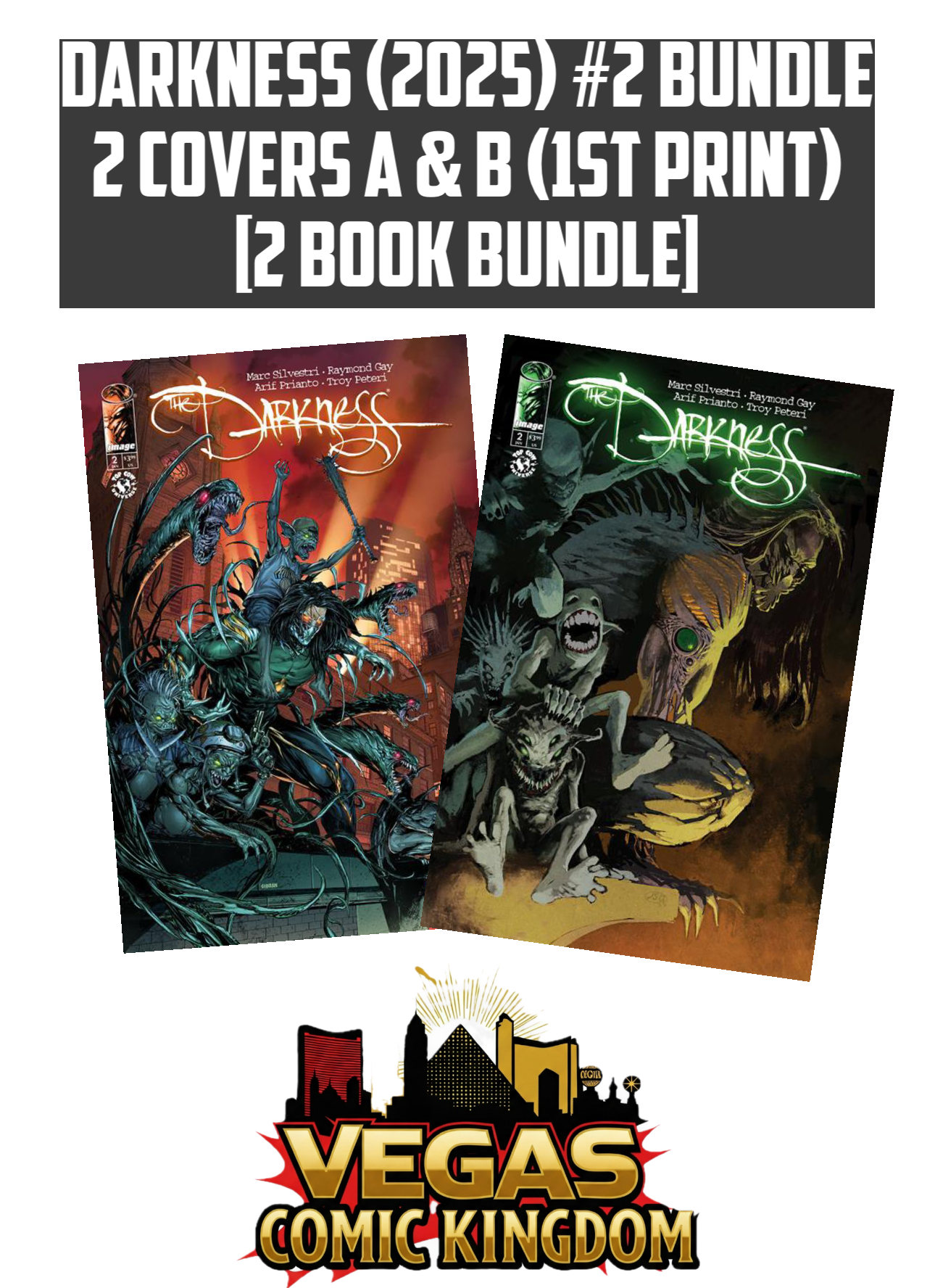 DARKNESS (2025) #2 Bundle 2 Covers A & B (1st Print) [2 Book Bundle]