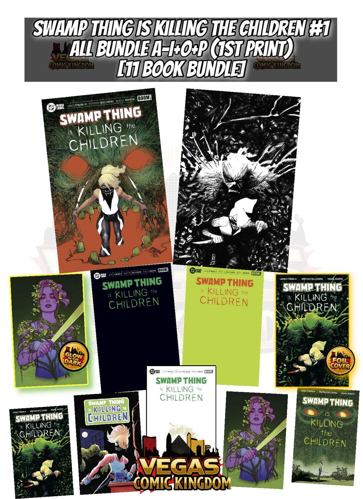 Swamp Thing Is Killing the Children #1 & Variants (1st Print) Boom Studios 2026