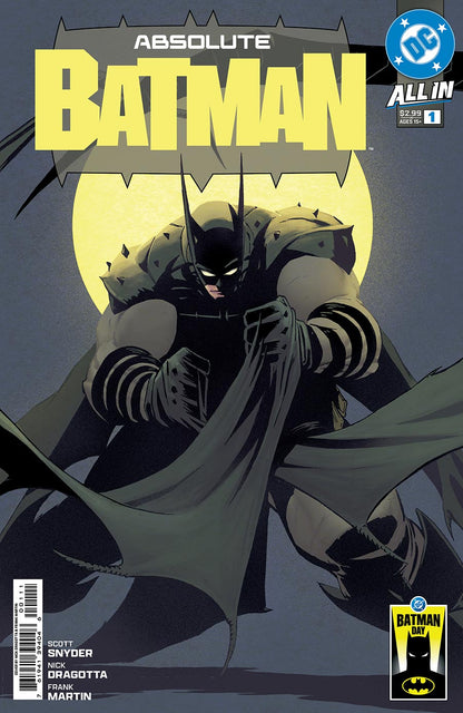 ABSOLUTE BATMAN #1 Cover A Nick Dragotta (1st Print) Batman Day 2025 [SIGNED BY SCOTT SNYDER & NICK DRAGOTTA]