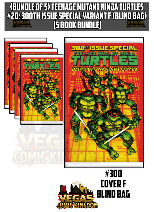 Teenage Mutant Ninja Turtles #20: 300th Issue Special Variant F (Blind Bag) [5 Book Bundle]