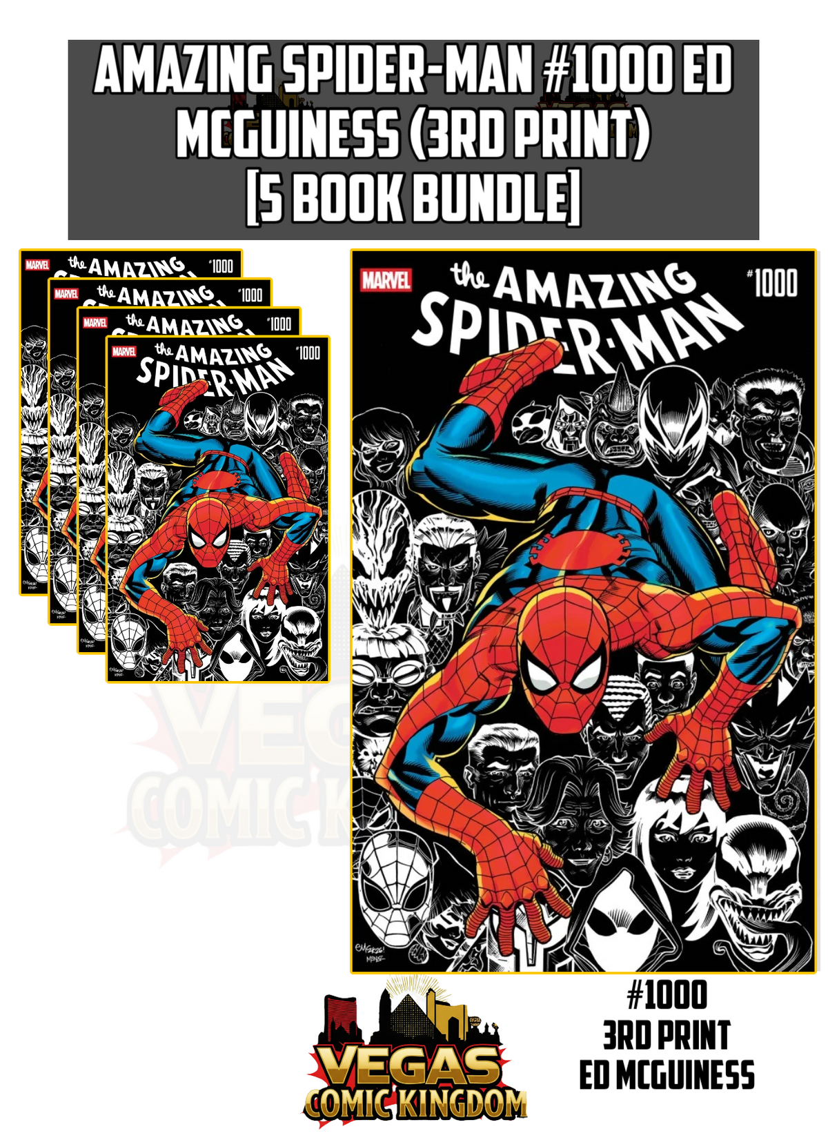 Amazing Spider-Man #1000 Ed McGuiness (3rd Print) Marvel Comics 2026
