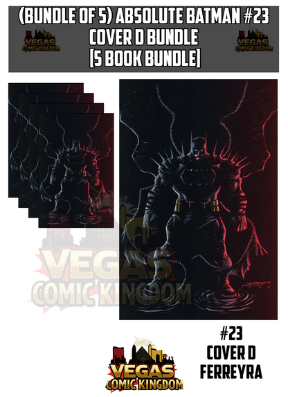 ABSOLUTE BATMAN #23 Cover D Bundle [5 Book Bundle]
