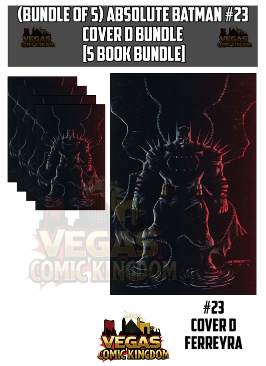 ABSOLUTE BATMAN #23 Cover D Bundle [5 Book Bundle]