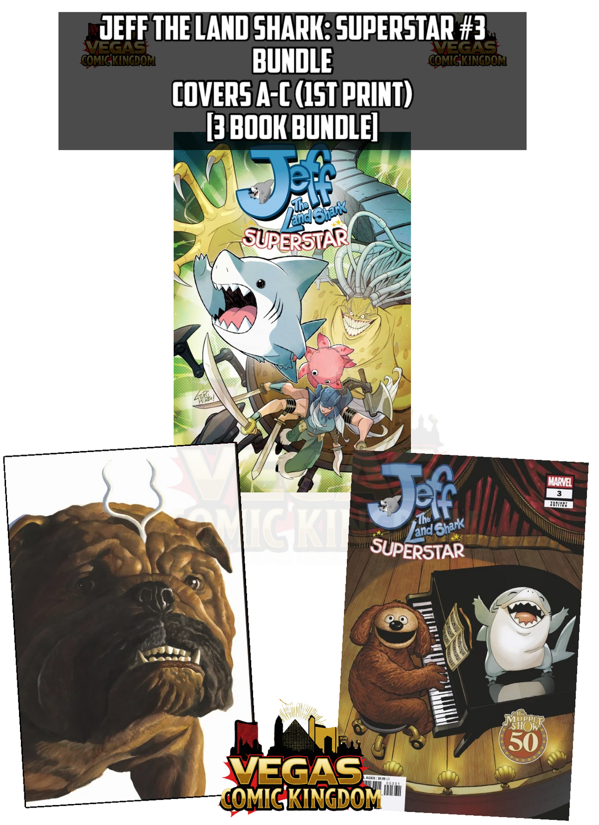 Jeff the Land Shark: Superstar #3 & Variants (1st Print) Marvel Comics 2026