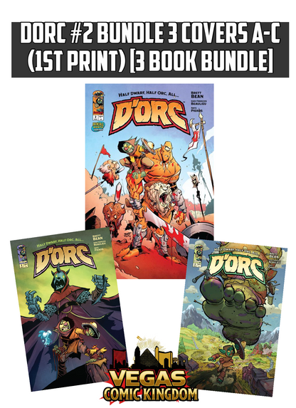 DORC #2 Bundle 3 Covers A-C (1st Print) [3 Book Bundle]
