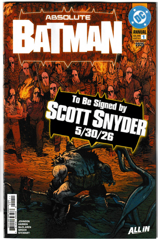 ABSOLUTE BATMAN ANNUAL #1 (One-Shot, 1st Print & More) [SIGNED BY SCOTT SNYDER]