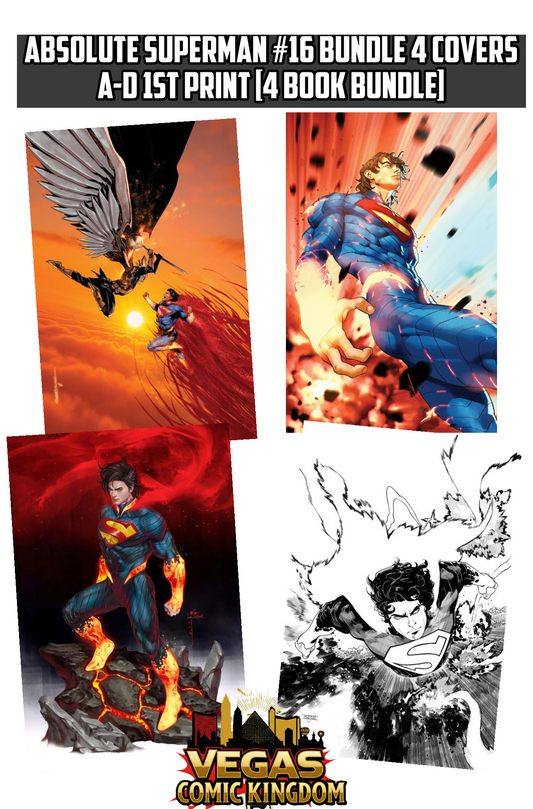 ABSOLUTE SUPERMAN #16 Bundle 4 Covers A-D 1st Print [4 Book Bundle]