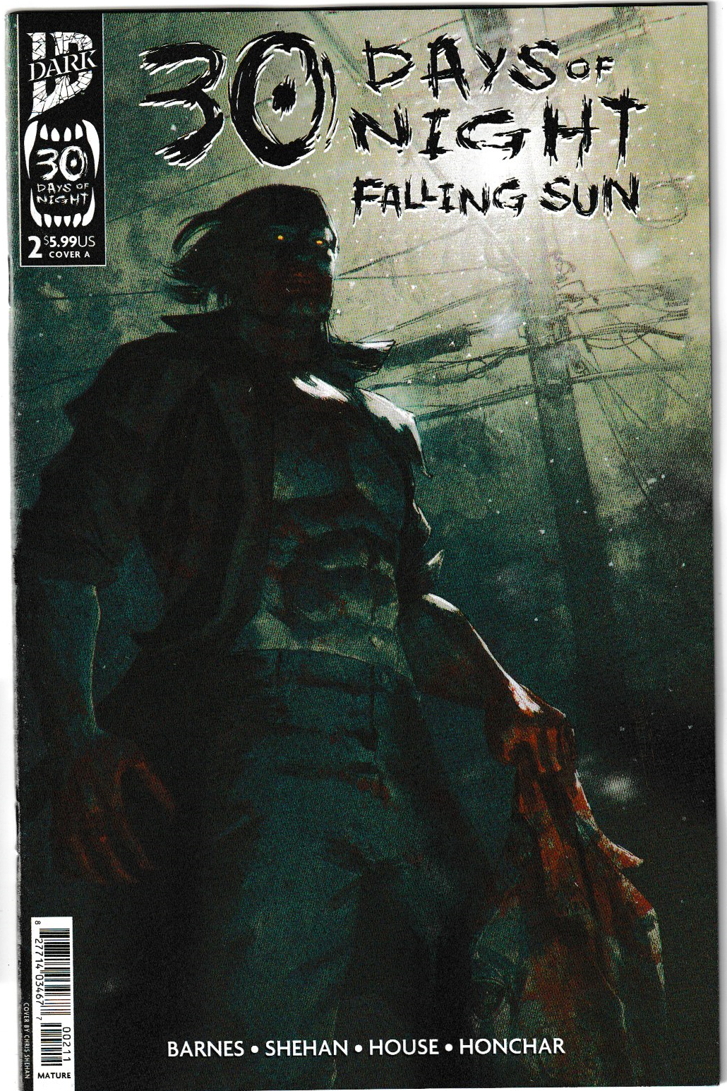 30 DAYS OF NIGHT: FALLING SUN #2 CVR A CHRISTOPHER SHEHAN (1st Print)