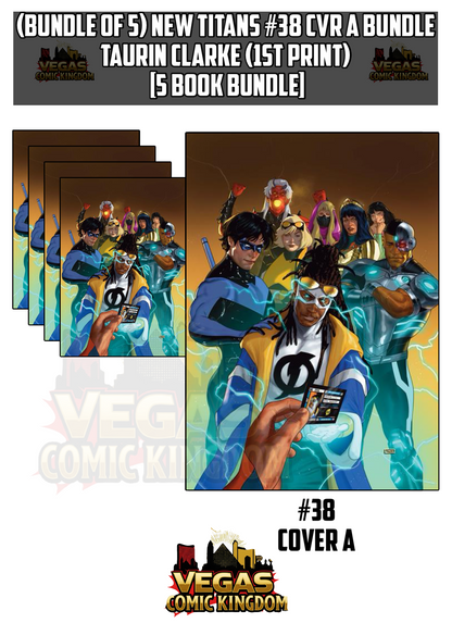 NEW TITANS #38 CVR A Bundle TAURIN CLARKE (1st Print) [5 Book Bundle]