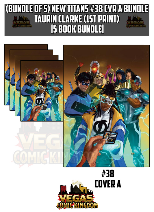 NEW TITANS #38 CVR A Bundle TAURIN CLARKE (1st Print) [5 Book Bundle]