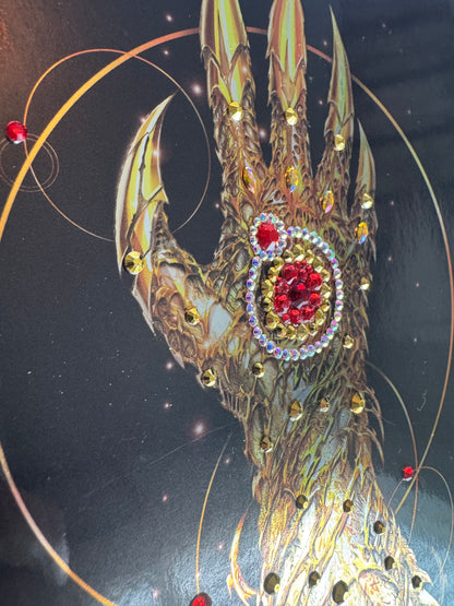 Witchblade #3 - 1 of 1 - Swarovski Crystals (2024) NYCC Foil Variant - Signed by Jamie Tyndall with Matching  Metal CoA