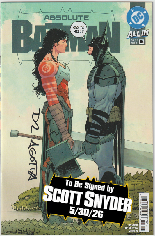 ABSOLUTE BATMAN #16 (1st Print & More) [SIGNED BY SCOTT SNYDER & NICK DRAGOTTA]