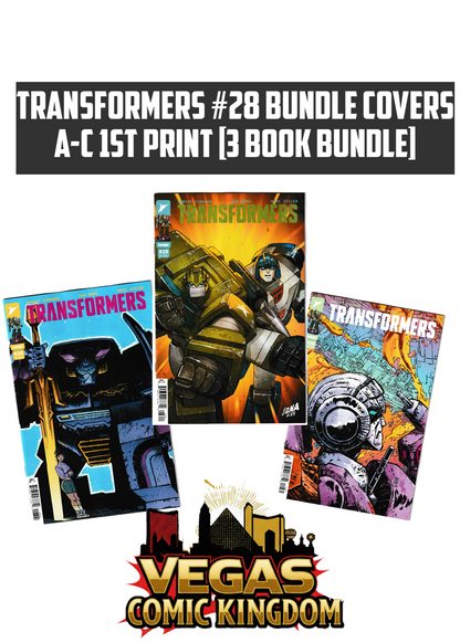Transformers #28 Bundle Covers A-C 1st Print [3 Book Bundle]