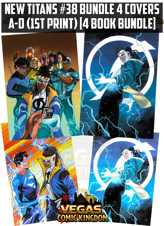 NEW TITANS #38 Bundle 4 Covers A-D (1st Print) [4 Book Bundle]