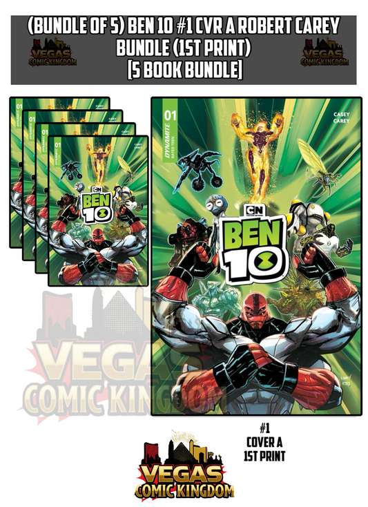 BEN 10 #1 CVR A ROBERT CAREY Bundle (1st Print) [5 Book Bundle]