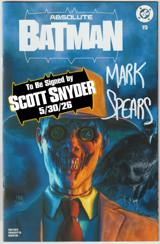 ABSOLUTE BATMAN #19 Mark Spears Exclusive Cover Trade Dress (1st Print) [SIGNED BY MARK SPEARS AND SCOTT SNYDER]