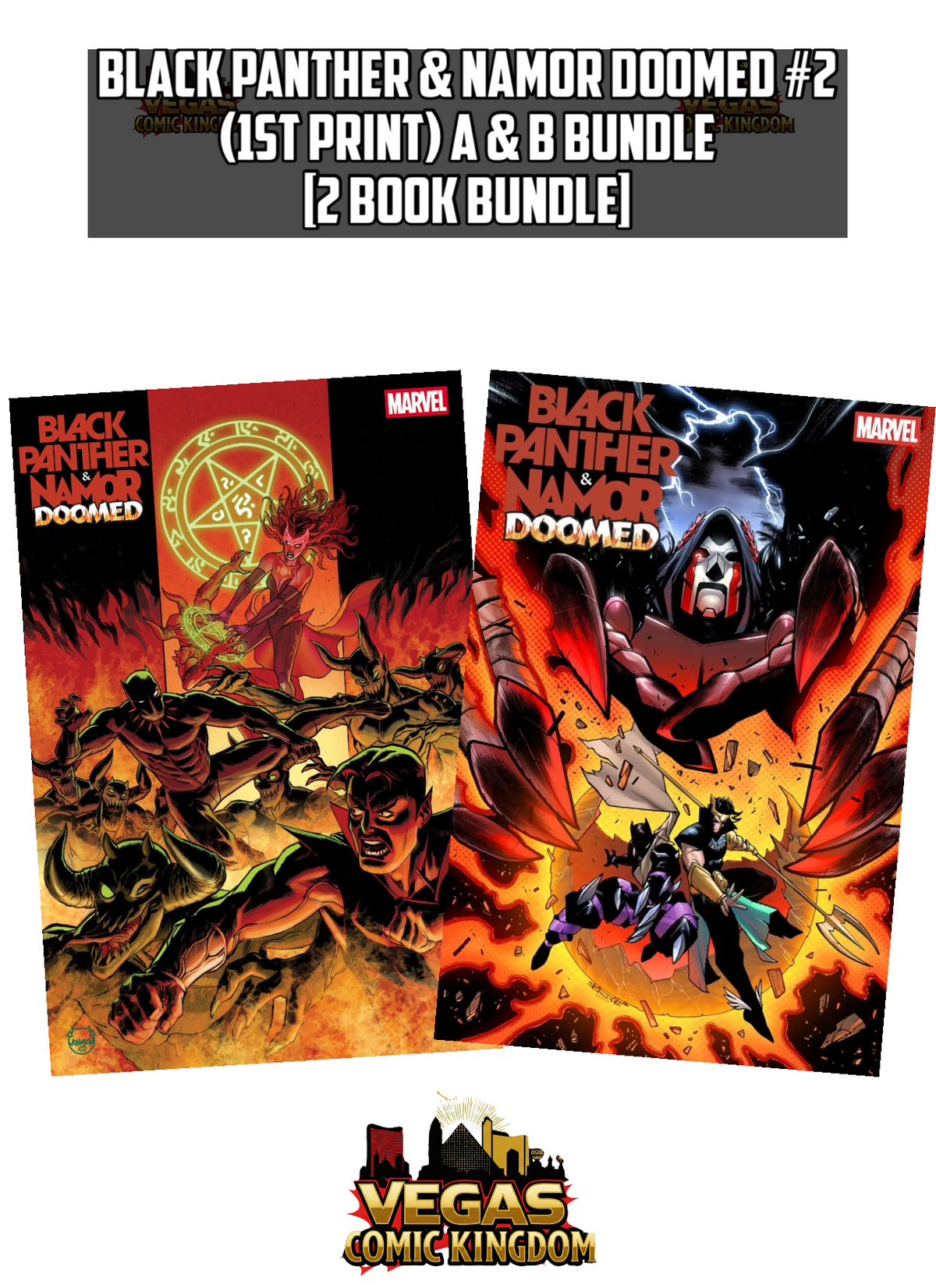 Black Panther & Namor Doomed #2 & Variants (1st Print) Marvel Comics