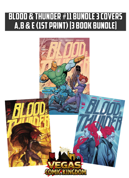 BLOOD & THUNDER #11 Bundle 3 Covers A,B & E (1st Print) [3 Book Bundle]