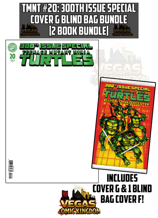 Teenage Mutant Ninja Turtles #20: 300th Issue Cover G Bundle [2 Book Bundle]