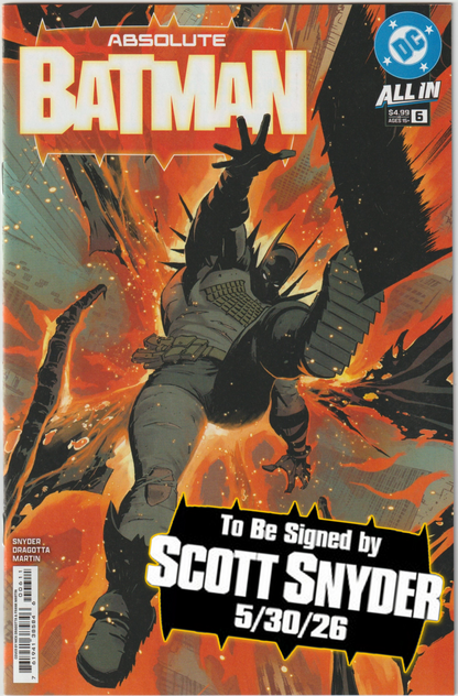 ABSOLUTE BATMAN #6 (1st Print & More) [SIGNED BY SCOTT SNYDER]
