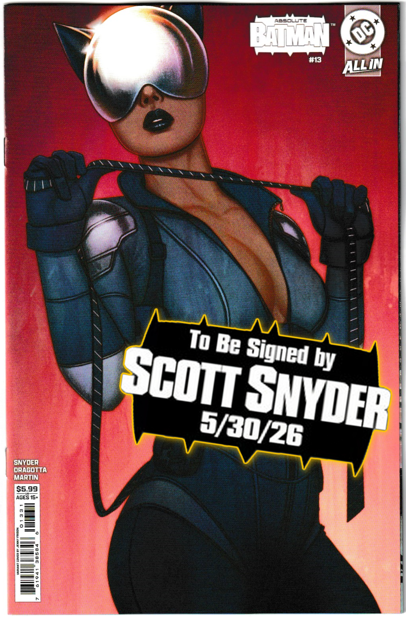 ABSOLUTE BATMAN #13 (1st Print & More) [SIGNED BY SCOTT SNYDER & NICK DRAGOTTA]