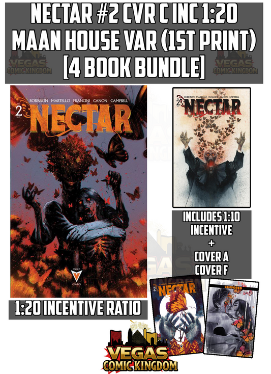 NECTAR #2 CVR C INC 1:20 MAAN HOUSE VAR (1st Print) [4 Book Bundle]