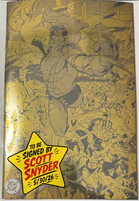 1:250 - DC K.O. #1 (OF 5) 1:250 Blind Bag Incentive Javier Fernandez Gold Foil (1st Print - DC Comics 2025) [SIGNED BY SCOTT SNYDER]