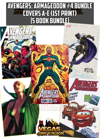 Avengers: Armageddon #4 & Variants (1st Print) Marvel Comics 2026