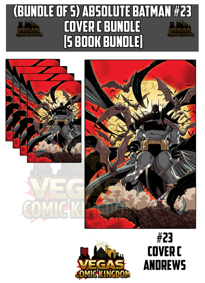 ABSOLUTE BATMAN #23 Cover C Bundle [5 Book Bundle]