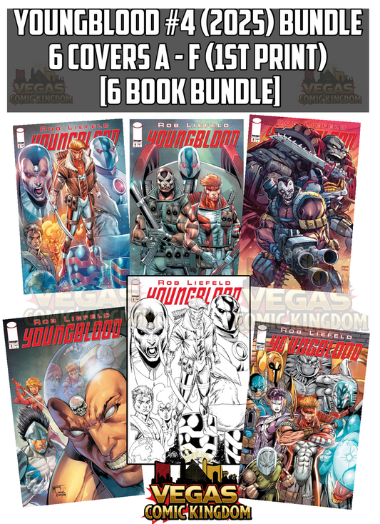 YOUNGBLOOD #4 (2025) Bundle 6 Covers A - F (1st Print) [6 Book Bundle]