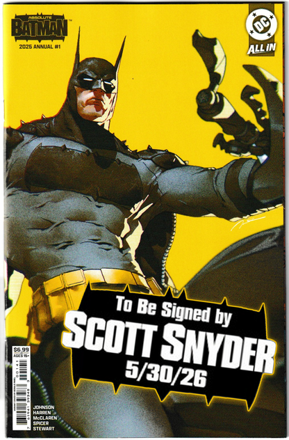 ABSOLUTE BATMAN ANNUAL #1 (One-Shot, 1st Print & More) [SIGNED BY SCOTT SNYDER]