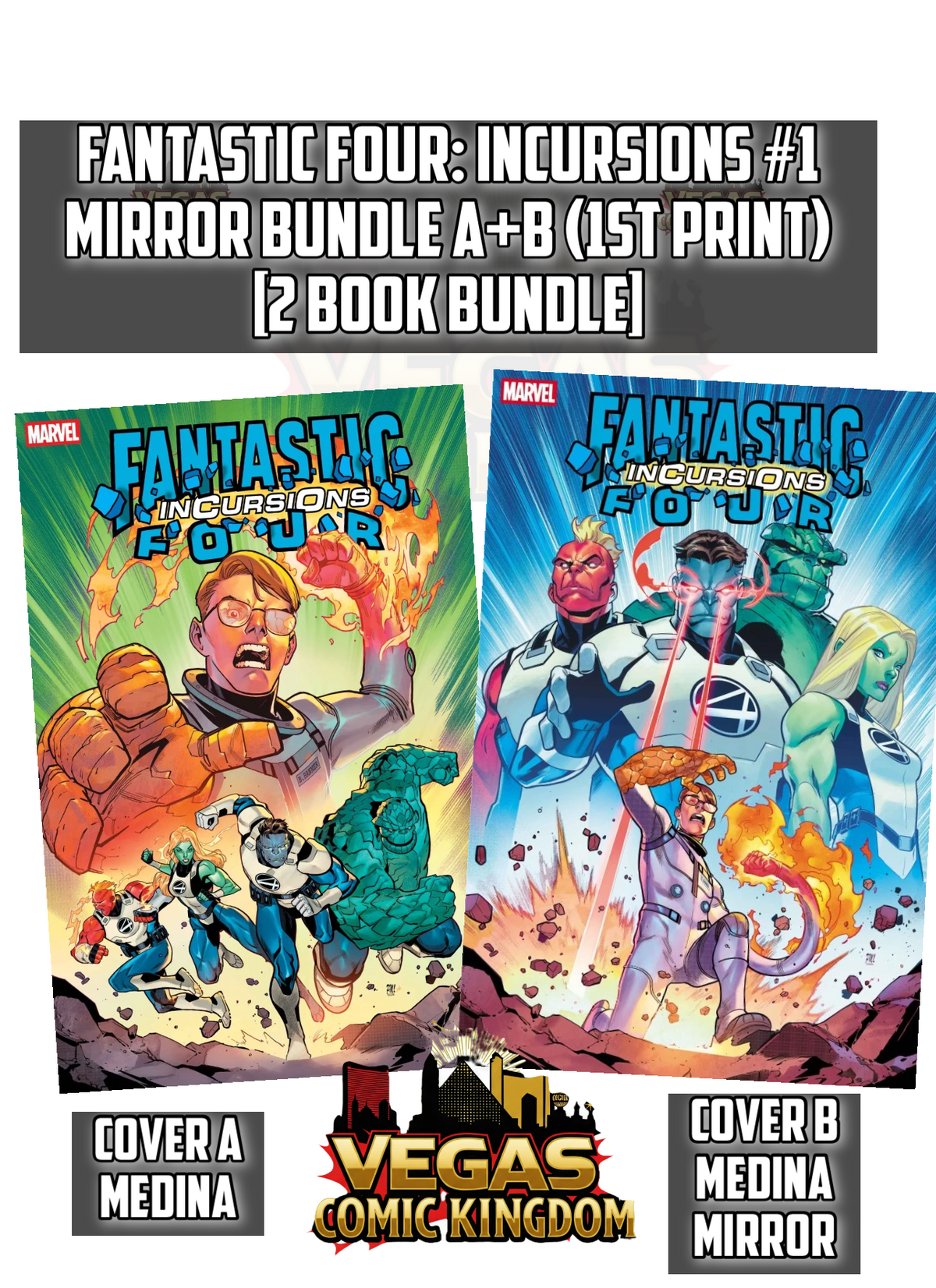 Fantastic Four: Incursions #1 & Variants (1st Print) Marvel Comics 2026