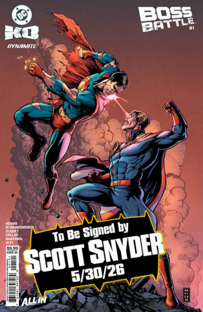 DC K.O. BOSS BATTLE #1 (ONE SHOT) & Variants (1st Print) [SIGNED BY SCOTT SNYDER]