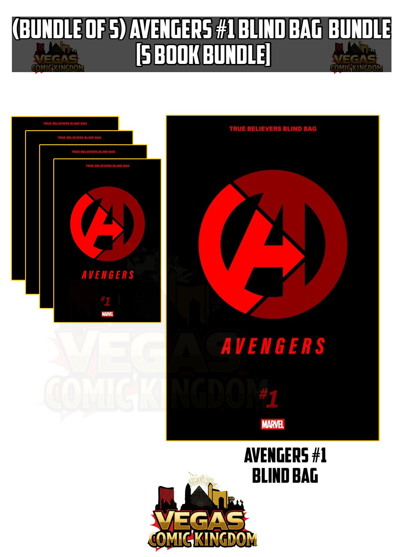 Avengers #1 Blind Bag Bundles (1st Print) Marvel Comics 2026